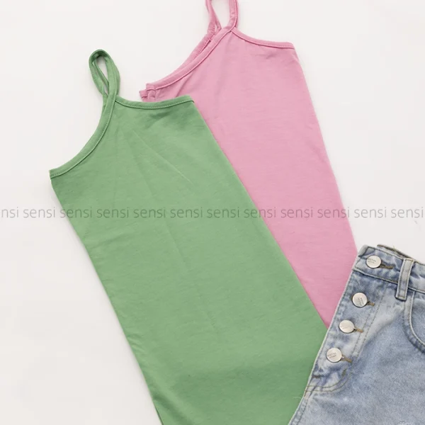 تاپ دوبند ساده رنگی بزرگ کد1001226