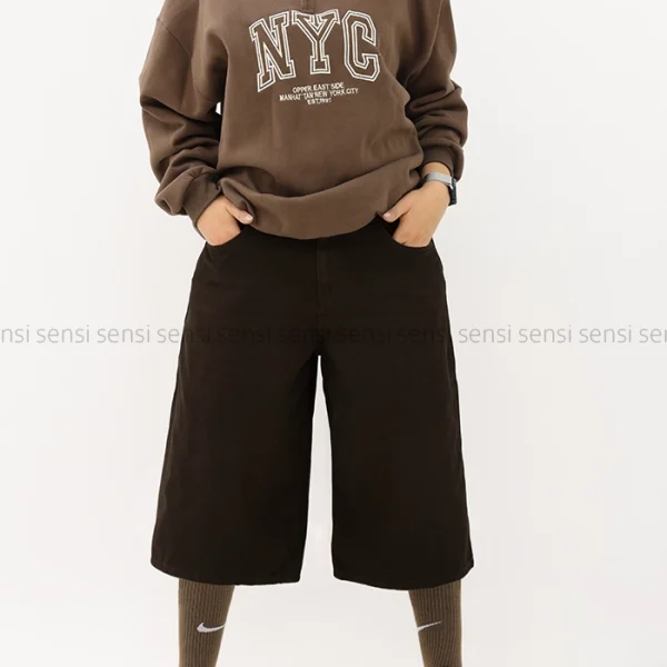 شلوارک جین قد 70کد1003045