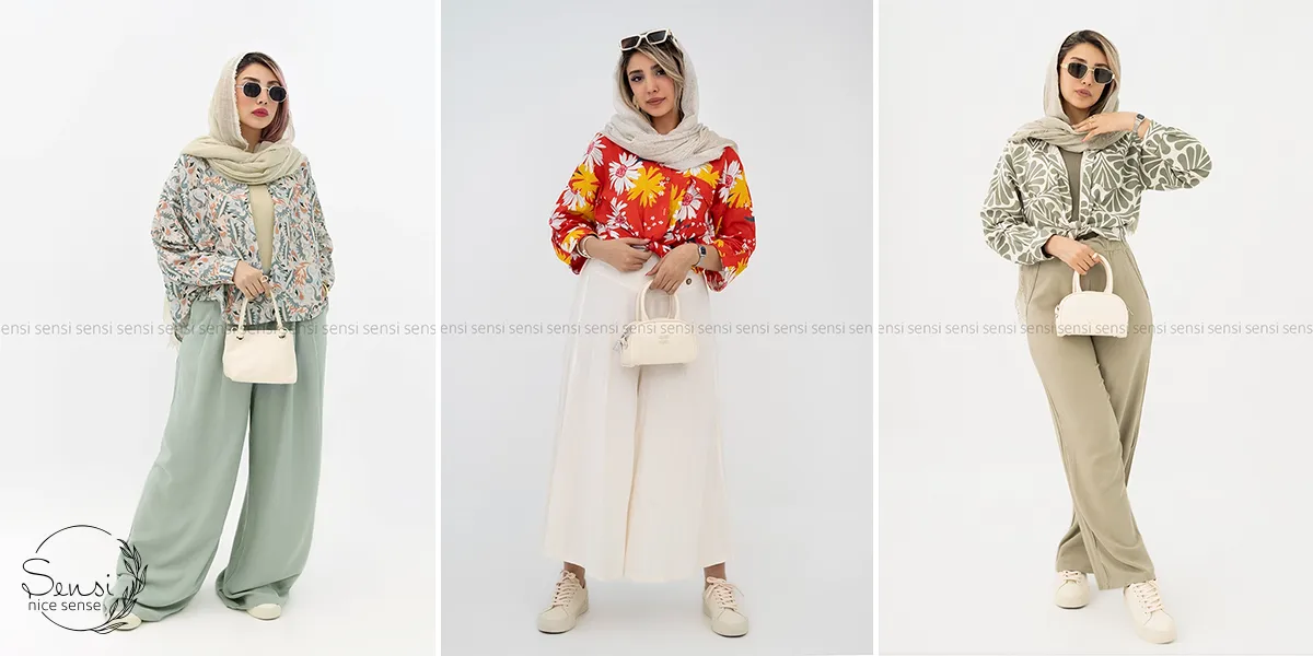 خرید شومیز گلدار