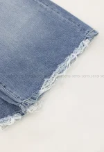 شلوارک جین واید قد 80کد1004174