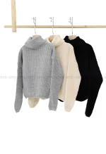 بلوز بافت یقه شل کد1004230