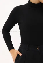 بادی آستین بلند یقه اسکی کد1004376