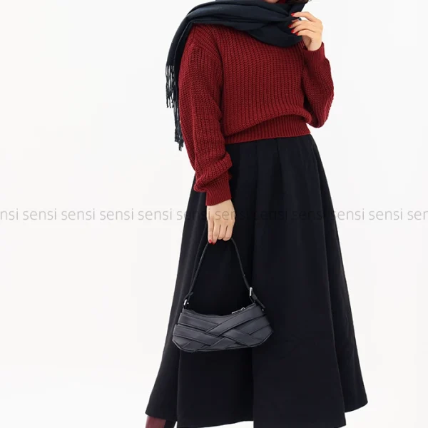 بلوز بافت یقه شل کد1004230