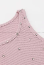 تاپ بافت نگین دار کد1004324