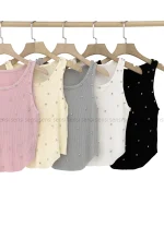 تاپ بافت نگین دار کد1004324