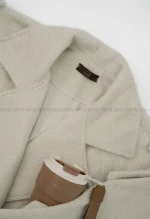 ترنچ کت فوتر راه راه کد1004340