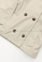 ترنچ کت یقه ایستاده سانتانا @کد1004337