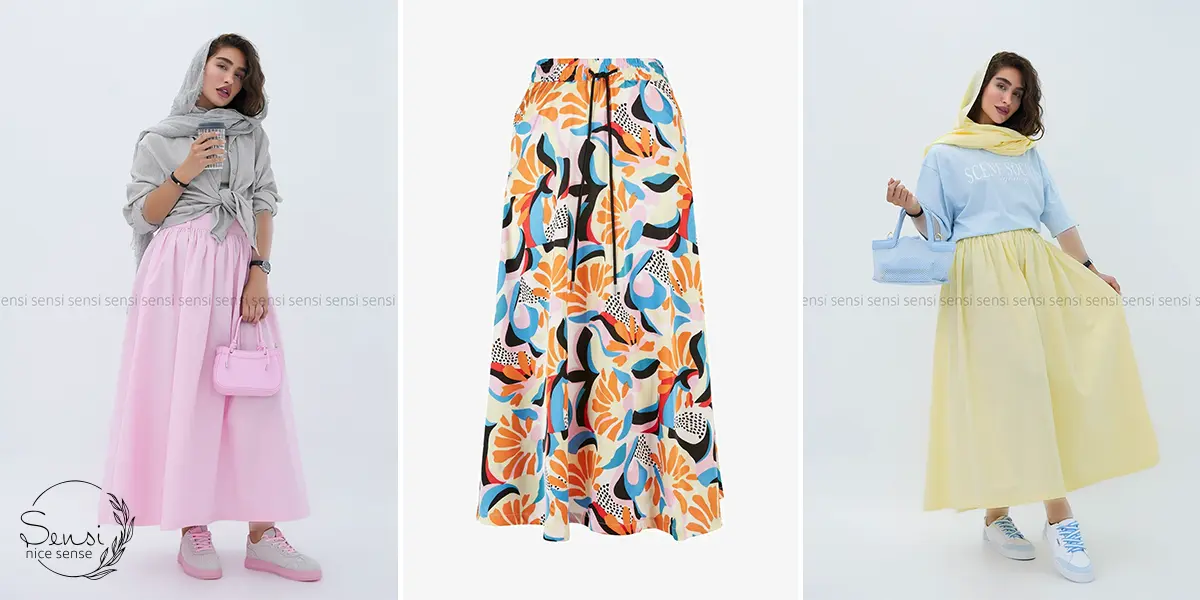 دامن زنانه طرحدار یا ساده؟ نکات هوشمندانه انتخاب