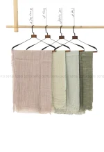 شال ساده کنفی کد1004216