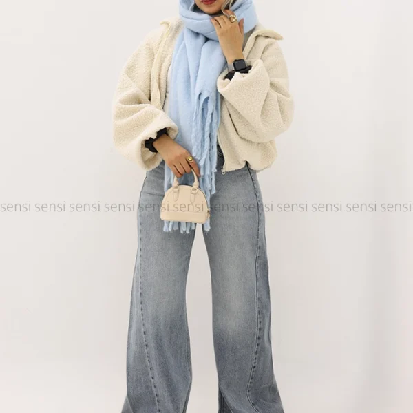 شلوار جین شافل کد1004213