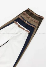 شلوار جین وایدکمربندی@کد1004233