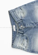 شلوارک جین واید قد 83کد1004210