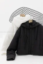 کاپشن کوتاه کتانtcکد1004273