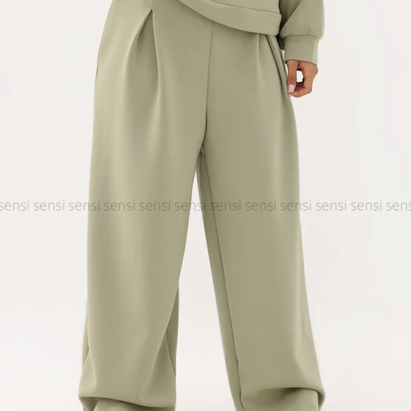 شلوار جلو پیله اویشو کد1004442