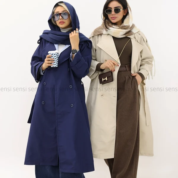 بارانی 6دکمه آستر دار کد1004573