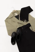 بارانی آستر دار کتان tc@کد1004725