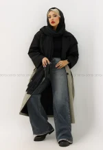 بارانی آستر دار کتان tc@کد1004725