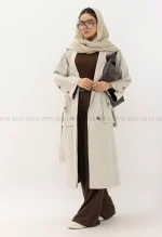 بارانی بلند دوجیب آستر دار@کد1004629