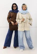 بارانی کوتاه آستر دارکد1004620