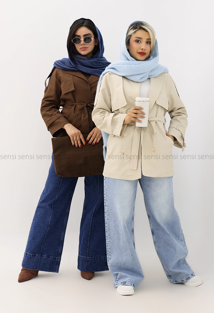 بارانی کوتاه آستر دارکد1004620