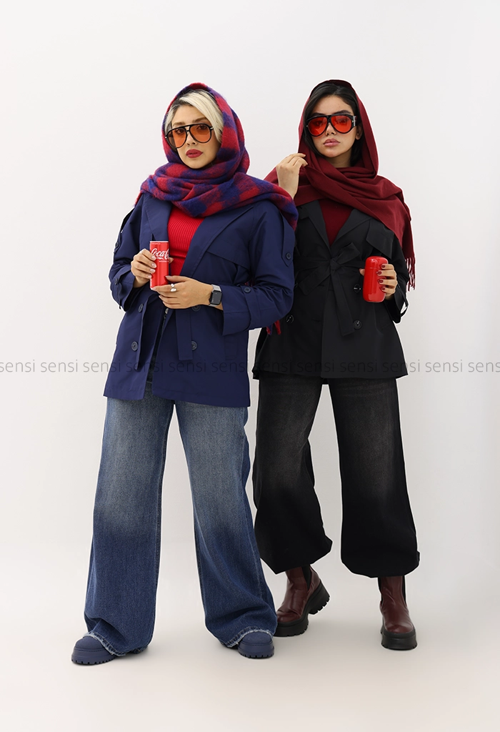 بارانی کوتاه آستر دارکد1004620