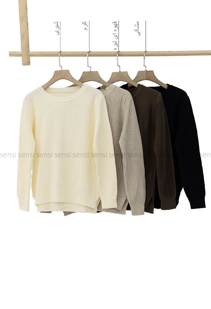 بافت راه راه گندمی کد1004590