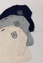 بافت یقه گرد گلدوزی کد1004538