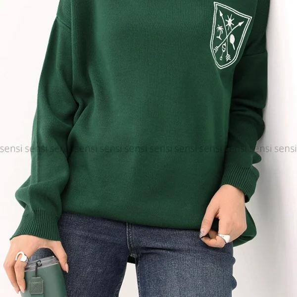 بافت یقه گرد گلدوزی کد1004538