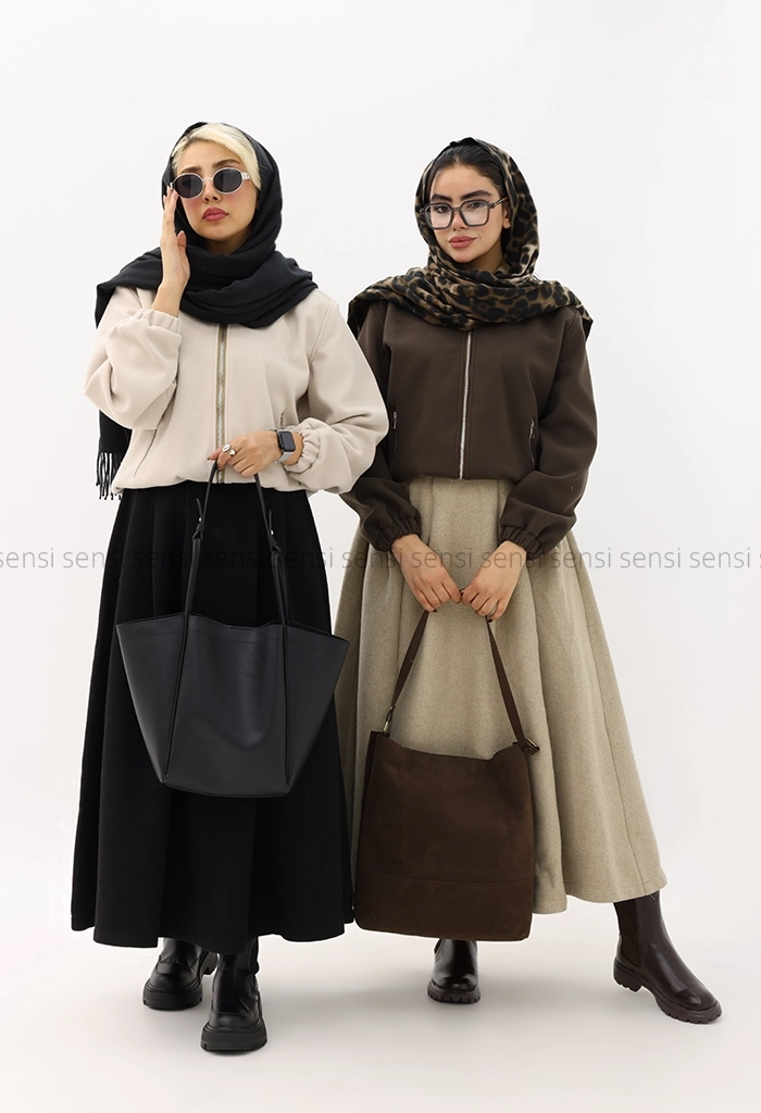 بامبر فوتر جلو زیپ کد1004530