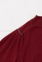 بلوز بافت سرآستین ساچمه کد1004586