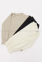 بلوز بافت سرآستین ساچمه کد1004586