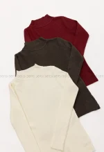 بلوز بافت یقه 5سانت کد1004592