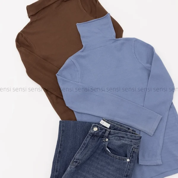 بلوز بافت یقه اسکی کد1004582