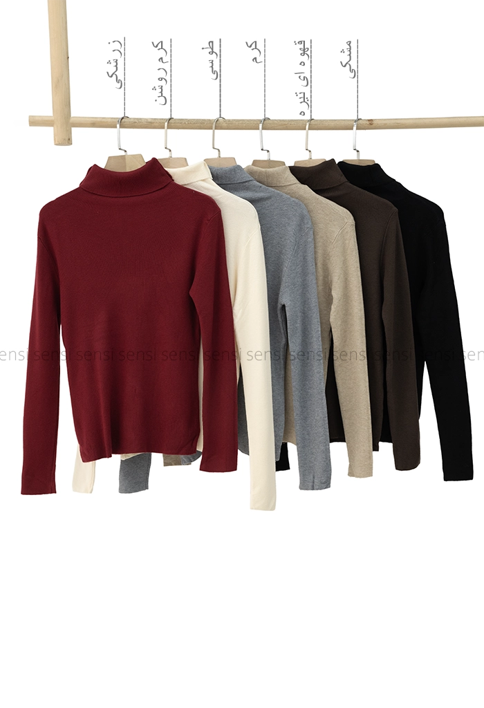 بلوز بافت یقه اسکی کد1004588