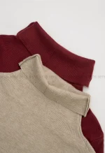 بلوز بافت یقه اسکی کد1004588