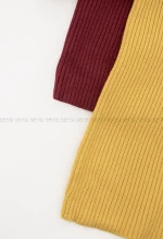 بلوز بافت یقه تور کد1004714