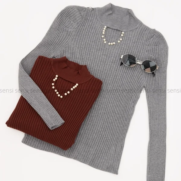 بلوز بافت یقه مرواریدی کد1004712