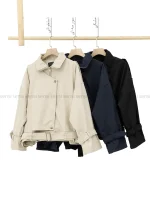 ترنچ کت پایین کمربندی کد1004622