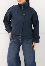 ترنچ کت پایین کمربندی کد1004622