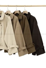 ترنچ کت پایین کمربندی کد1004622