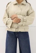 ترنچ کت پایین کمربندی کد1004622