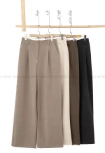 شلوار فوتر لامر کمر سفیدکد1004528