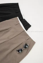 شلوار فوتر لامر کمر سفیدکد1004528