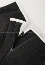 شلوار فوتر لامر کمر سفیدکد1004528