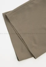 شلوار کتان کج راه سگک نما کد1004537