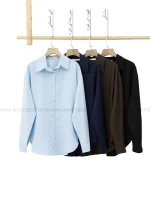 شومیز رنگی دوشین کد1004483