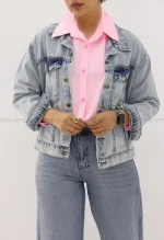 شومیز رنگی دوشین کد1004483