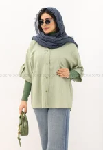 شومیز پلاسما یقه هفت کد1004764