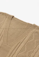 وست بافت طرح لوزی کد1004560