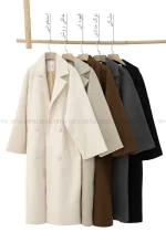 پالتو فوتر 4دکمه آستر دارکد1004548